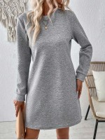  Casual Regular Fit Long Sleeve Dress