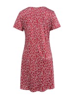 Spring Summer Casual Vacation Style Versatile Floral Print Women Dress For Ladies